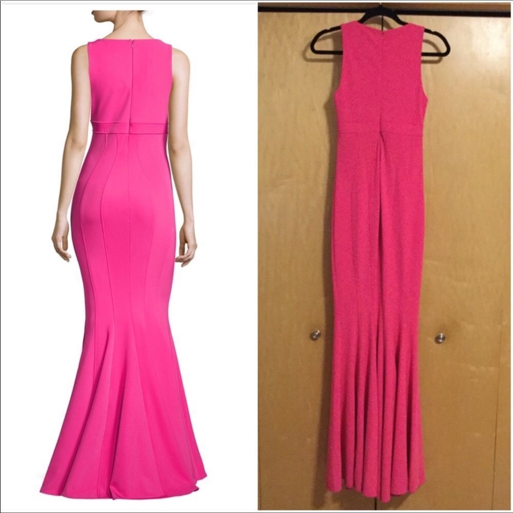 Zac Zac Posen Ariana Sleeveless Ponte Bodycon Gown - Picture 2 of 6